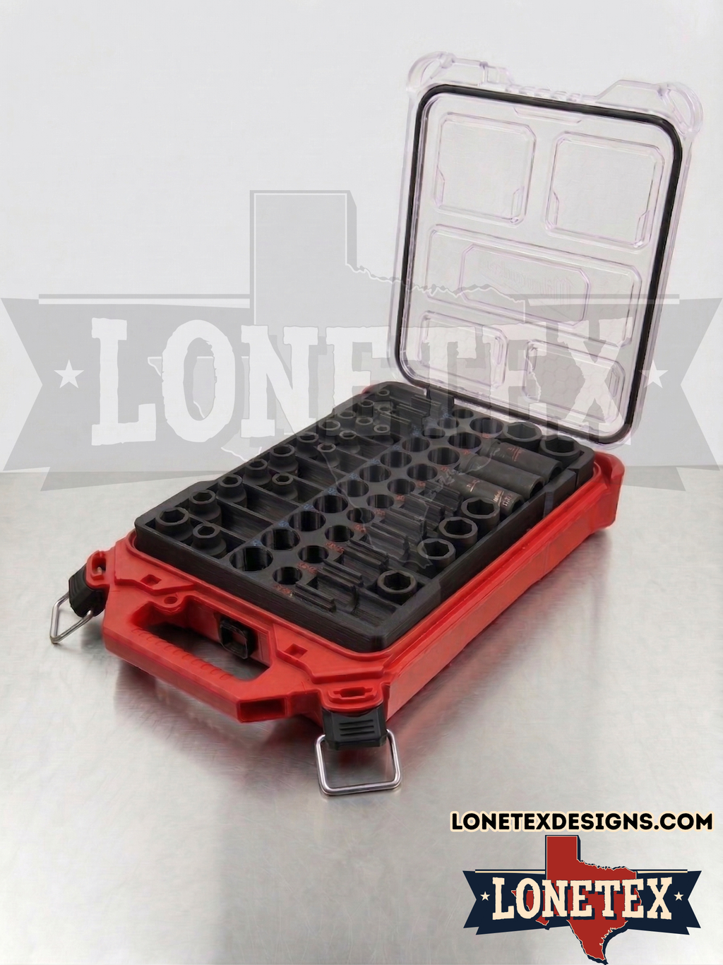 Milwaukee PACKOUT™ Custom Insert for 3/8" Drive Impact Sockets