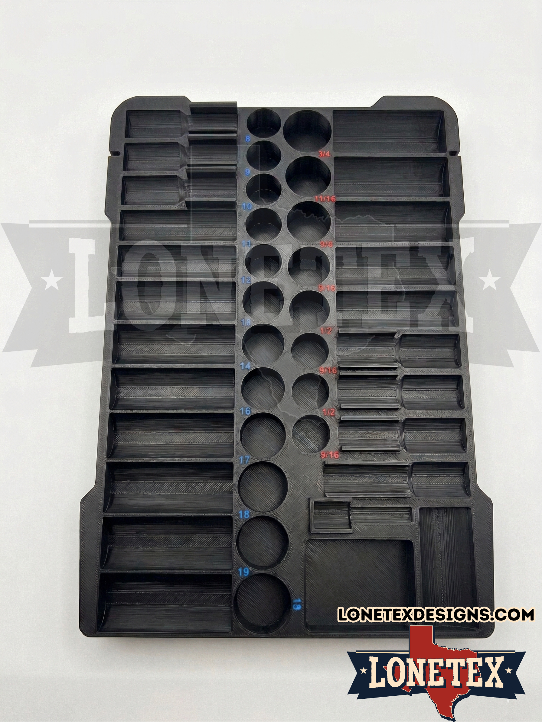 Milwaukee PACKOUT™ Custom Insert for 3/8" Drive Impact Sockets
